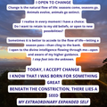 I OPEN TO CHANGE
